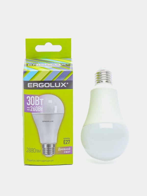 Лампа светодиодная Ergolux Е27, 30 Вт, LED-A60-30W-E27
