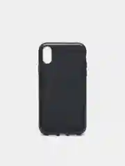 Угольный чехол блестящий для iPhone XR, накладка c блестками