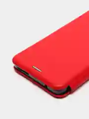Красный чехол книжка для Xiaomi 11T, Xiaomi 11T PRO на магните с функцией подставки