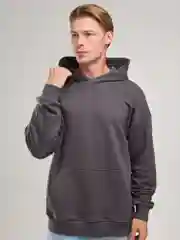 Угольный худи мужское оверсайз, без начеса
