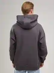 Угольный худи мужское оверсайз, без начеса