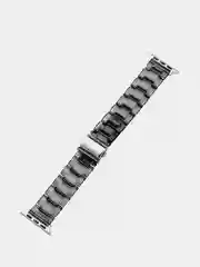 Черный пластиковый прозрачный ремешок для часов Apple Watch (42 мм 44 мм 45 мм)