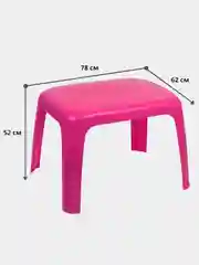 Розовый стол детский