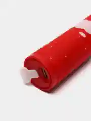 Красный детская электрическая зубная щетка +7 дополнительных насадок / встроенный аккумулятор
