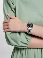 Угольный женские наручные часы. Подарочный набор часов