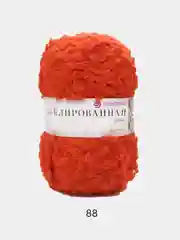 Алый пряжа Пехорка Буклированная 30% мохер, 20% шерсть, 50% акрил, 200г 220м