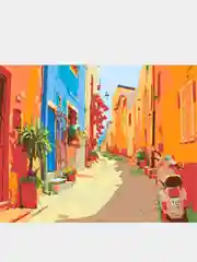 Картина  по номерам на холсте с подрамником 50x40 "Портофино"