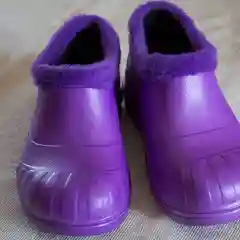 Сиреневый галоши утепленные женские, ЭВА