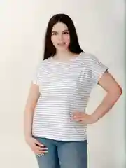 Песочный хаки milena21 Футболка женская хлопковая "ЛИДИЯ"