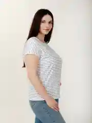 Песочный хаки milena21 Футболка женская хлопковая "ЛИДИЯ"