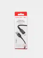 Черный кабель зарядный Borofone BX54, Type-C, Lightning, 1 м