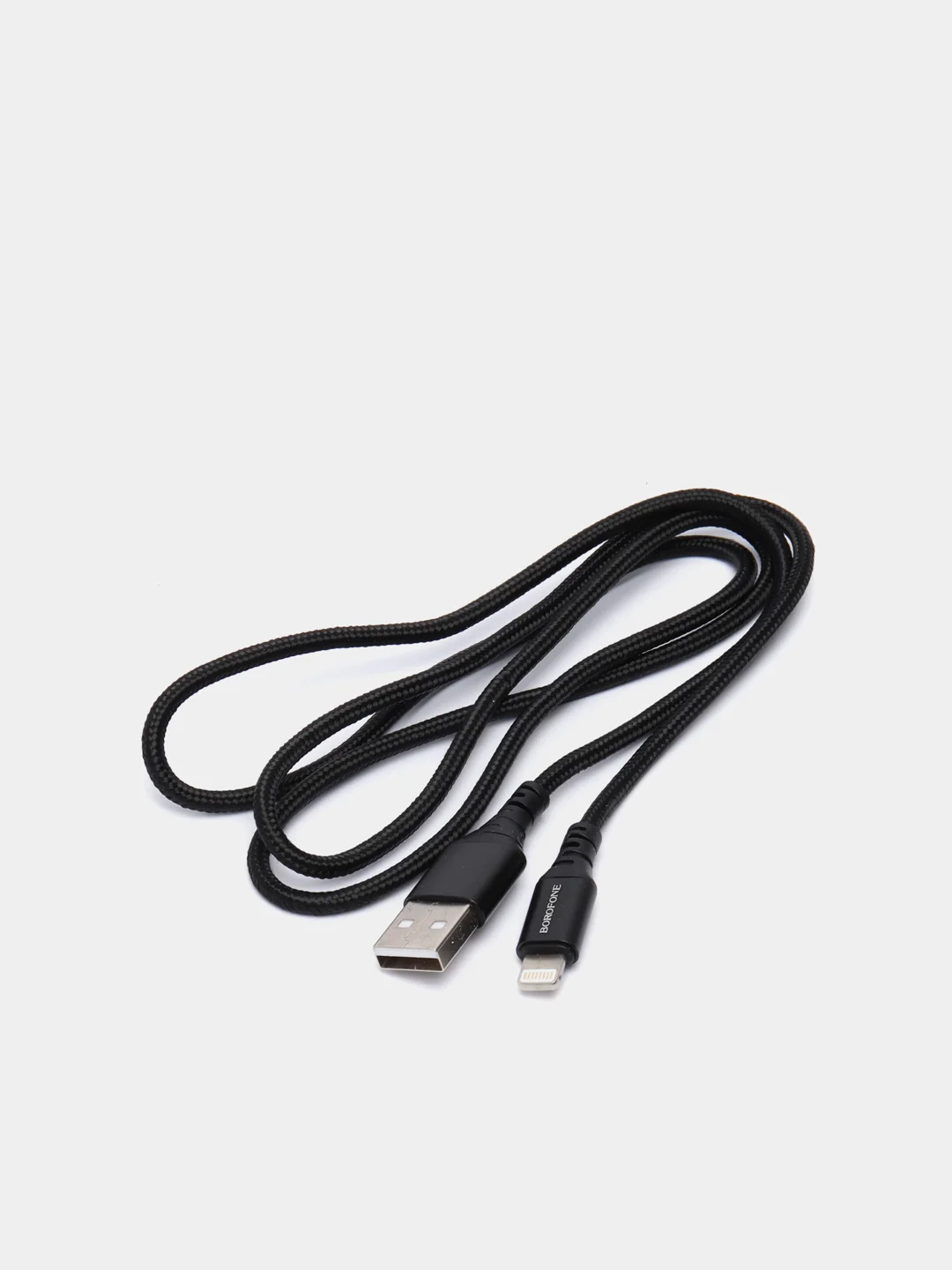 Черный кабель зарядный Borofone BX54, Type-C, Lightning, 1 м