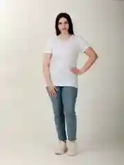 Серебряный milena21 Футболка женская "АЛЛА"
