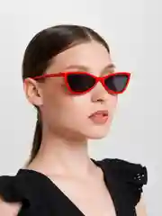 Красный солнцезащитные очки, женские очки