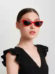 Красный солнцезащитные очки, женские очки