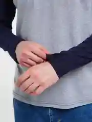 Темно-синий лонгслив мужской ADMY.