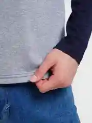Темно-синий лонгслив мужской ADMY.