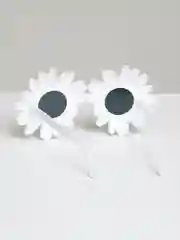 Белый солнцезащитные очки "Ромашка"