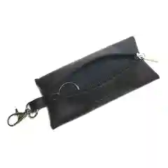 Бирюзовый ключница Barez из натуральной кожи