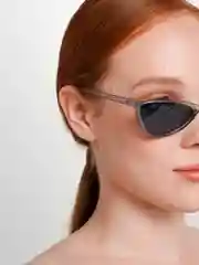 Бежевый меланж солнцезащитные очки, женские очки