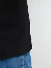 Черный футболка мужская