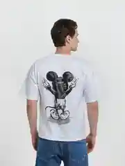 Белый футболка мужская