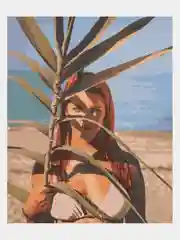 Картина  по номерам на холсте с подрамником 50x40 "Ветвь пальмы"
