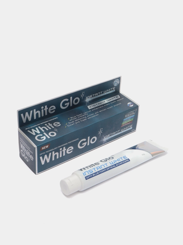 Зубная паста отбеливающая White Glo мгновенное отбеливание, 100 грамм