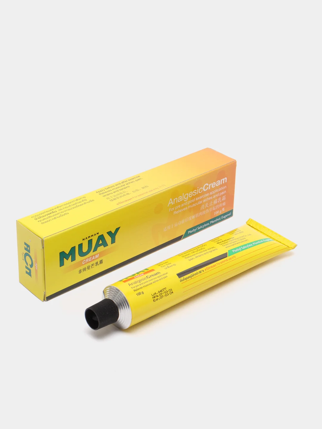 Разогревающая и обезболивающая мазь "Муай Тай" Namman Muay, 100 гр