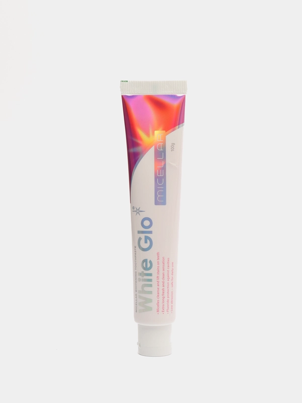 Зубная паста мицеллярная WHITE GLO отбеливающая, 100 грамм