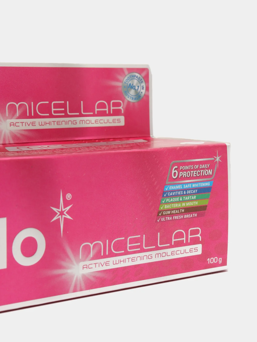 Зубная паста мицеллярная WHITE GLO отбеливающая, 100 грамм