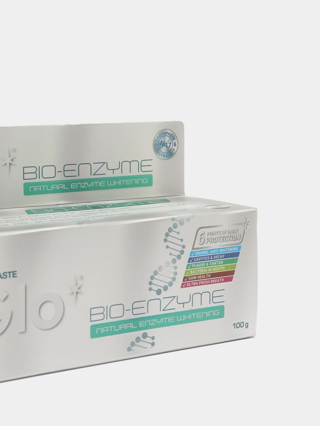 Зубная паста отбеливающая White Glo Биоэнзим, 100 грамм