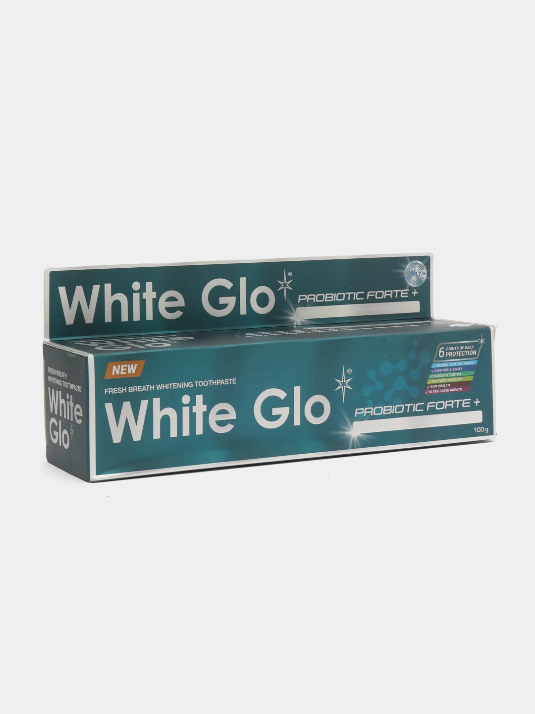 WHITE GLO зубная паста отбеливающая с пробиотиками