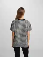 Черный женская тельняшка