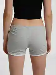 Серый женские спортивные шорты, хлопковые