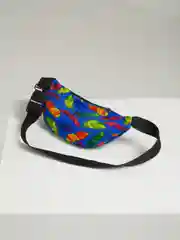 Голубой сумка поясная