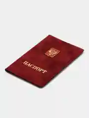 Обложка для паспорта, цвет бордовый