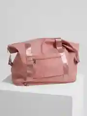 Розовый сумка женская спортивная дорожная, для ручной клади, двойное дно, сумка для спорта, фитнеса