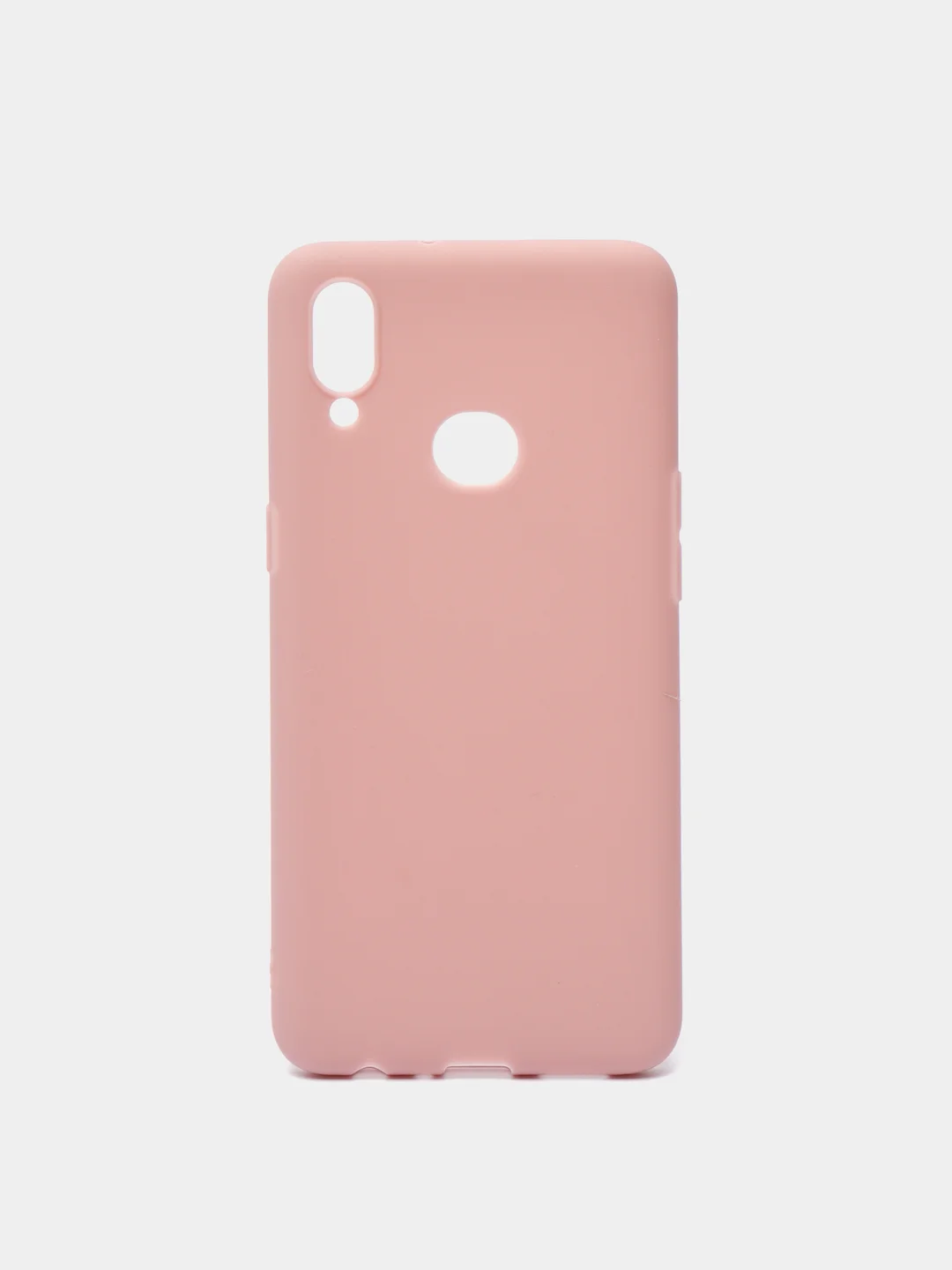 Розовый чехол для Samsung Galaxy A10S силиконовый