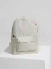 Бежевый рюкзак тканевый