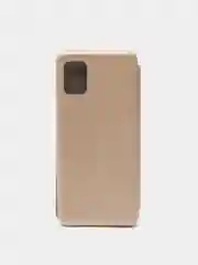 Золотой чехол-книжка для Samsung A11/M21/M30s/A51/A50/A01/A71/A20/A30/A41/M31/A01/A10/A31/J2 18/A5