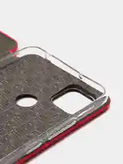 Красный чехол-книжка для Xiaomi Redmi 9/9C/A, 7/7A, 8/8A, 4X, 10, Note 9/9S/Pro, 8/8Pro, 7, 8T