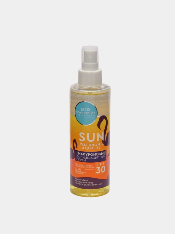 Гиалуроновый солнцезащитный спрей для тела SPF 30 сер BIO COSMETOLOG PROFESSIONAL, 190мл