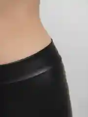 Кожаные лосины, матовые