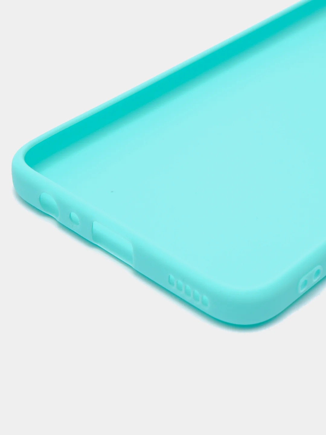 Бирюзовый чехол Honor X8 / Хонор Х8 силиконовый, цветной, матовый