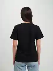 Черный футболка базовая