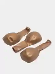 Белый латексные воздушные шары металлик, 1 шт