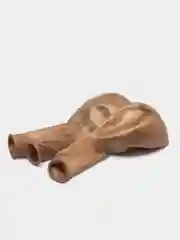 Белый латексные воздушные шары металлик, 1 шт