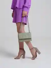 Зеленый сумка женская