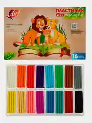 Пластилин Луч ZOO 6цв.(90г), 8цв.(120г), 10цв.(150г), 12цв.(180г), 16цв.(240г), 24цв.(360г